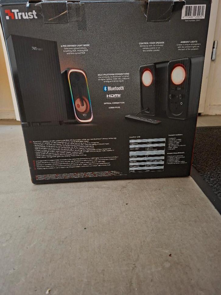Trust 2.1 set, Computers en Software, Pc speakers, Gebruikt, Audiokanaal 2.1, Ophalen