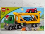 Lego Duplo 5684 Auto Transporter Compleet, Ophalen of Verzenden, Zo goed als nieuw, Complete set, Duplo