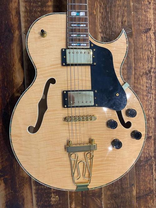 Fazley gitaar, les paul model., Muziek en Instrumenten, Snaarinstrumenten | Gitaren | Elektrisch, Zo goed als nieuw, Hollow body