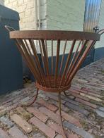 Stalen vuurkorf gemaakt door smid, Ophalen of Verzenden, Zo goed als nieuw