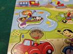 houten kinderpuzzel verkeer, Ophalen of Verzenden