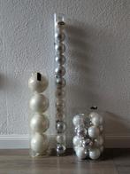 Kerstballen zilver en wit, Diversen, Ophalen of Verzenden