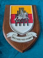 Wapenschild HQ 1 (GE/NL) Corps, Ophalen of Verzenden, Landmacht, Nederland, Embleem of Badge