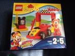 duplo mickeys racewagen 10843, Ophalen of Verzenden, Zo goed als nieuw