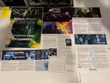 Star Trek CCG promo materieaal (regels, adendums) beschikbaar voor biedingen