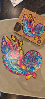 Unidragon Chameleon M Puzzel, Ophalen of Verzenden, Minder dan 500 stukjes, Zo goed als nieuw, Legpuzzel