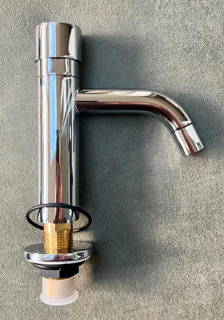 Nieuw Napoli Plieger toiletkraan automatische stop chroom, Doe-het-zelf en Verbouw, Sanitair, Nieuw, Chroom, Ophalen of Verzenden