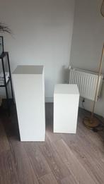 Display winkel witte kubussen zuilen pilaren etalage, Huis en Inrichting, Woonaccessoires | Zuilen en Pilaren, Ophalen, Gebruikt