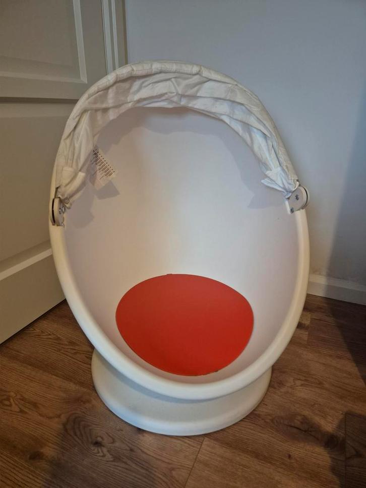 Ikea Ei Draaistoel, wit, evt 3x, Kinderen en Baby's, Kinderkamer | Tafels en Stoelen, Zo goed als nieuw, Stoel(en), Ophalen