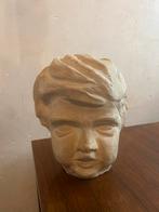 Antiek gipsen buste van een kind, Ophalen of Verzenden