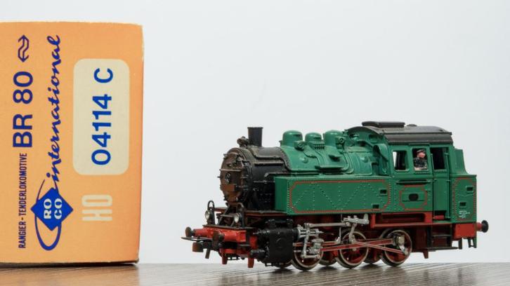 ROCO: 04114C BR 80 VSM N.L. Rangeer Tenderlok voor H0-spoor, Hobby en Vrije tijd, Modeltreinen | H0, Gebruikt, Locomotief, Gelijkstroom