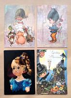 4 Ansichtkaarten kinderkaarten 1972, Ophalen of Verzenden, 1960 tot 1980, Gelopen, Kinderen