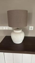 Leuke schemerlamp zo goed als nieuw, Huis en Inrichting, Lampen | Lampenkappen, Ophalen, Beige, Rond, Zo goed als nieuw