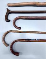 5X Antieke Antieke wandelstok - wandelstokken hout houten, Diversen, Wandelstokken, Ophalen of Verzenden, A, A, A