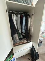 Witte IKEA kledingkast met lades/wardrobe, Huis en Inrichting, Kasten | Kledingkasten, Ophalen, Overige materialen, Gebruikt, 50 tot 100 cm