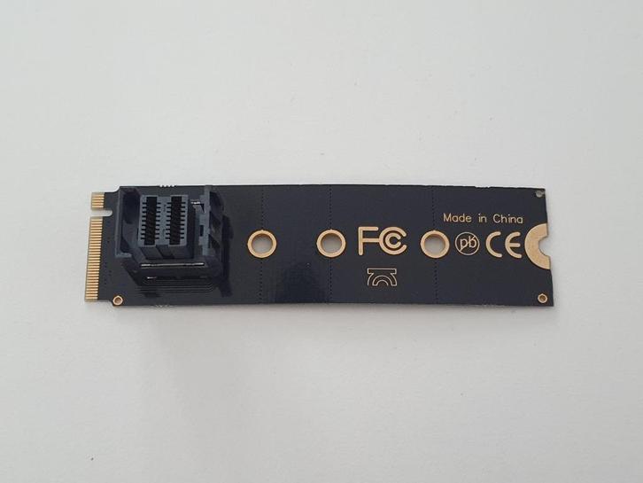 U.2 > M.2 adapter, Computers en Software, Harde schijven, Nieuw, Desktop, Intern, SSD, SCSI, Ophalen of Verzenden