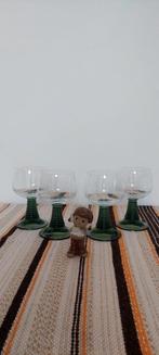 3 Vintage Kristal Franse Moezelglazen glazer roemer, Verzamelen, Glas en Borrelglaasjes, Ophalen of Verzenden, Zo goed als nieuw