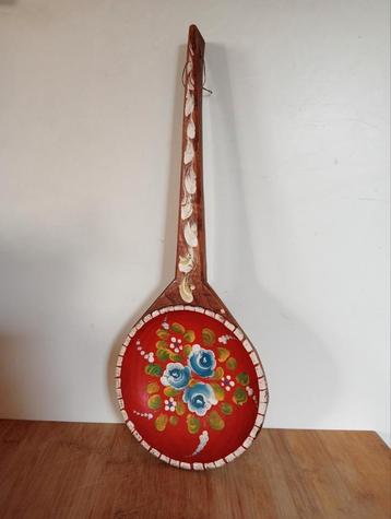 Houten Lepel met Bloemmotief beschikbaar voor biedingen