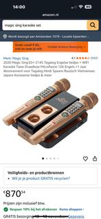 Magic sing karaoke set E5, Ophalen of Verzenden, Complete set