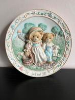 Cherished Teddies bord “Jack & Jill”, Ophalen of Verzenden, Zo goed als nieuw, Beeldje, Cherished Teddies