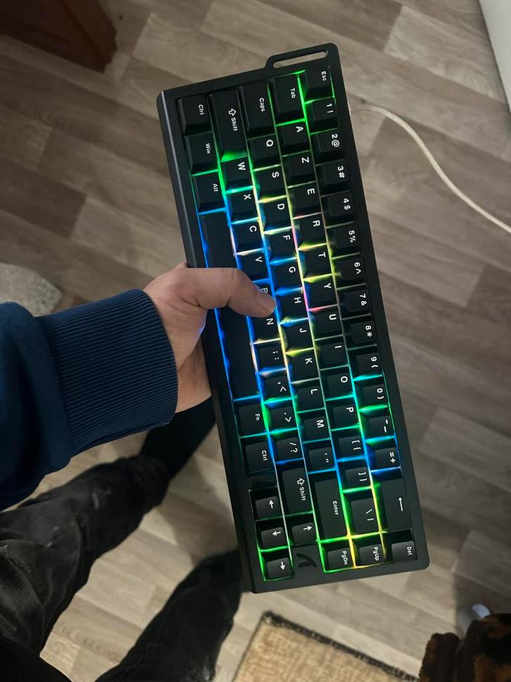 Attack Shark LX68 HE Toetsenbord - Gaming Keyboard, Computers en Software, Toetsenborden, Nieuw, Azerty, Bedraad, Gaming toetsenbord