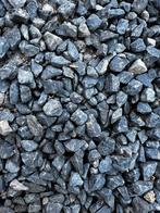 Zwart basalt split 6m2, Tuin en Terras, Grind, Keien en Split, Ophalen, Antraciet, Basalt, Split