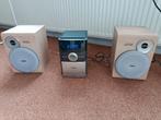 Philips MC147/12 mini stereo set met FWB-MCM9 luidsprekers, Ophalen of Verzenden, Cd-speler, Philips