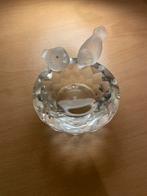 Swarovski Kristallen Vogel Kom, Ophalen, Gebruikt, Wit, Glas