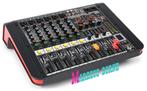 Mengpaneel, 6-Kanalen Studio Mixer met Versterker, PDM-M604A