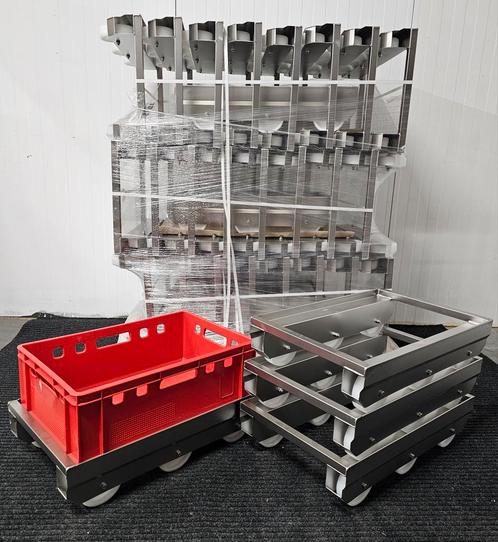 RVS dolly E1 / E2 kratten dolly, Zakelijke goederen, Horeca | Keukenapparatuur, Ophalen