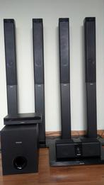 Philips Blu-ray 5.1 surround, draadloze achterspeakers., Ophalen, Philips, Blu-ray-speler, 70 watt of meer