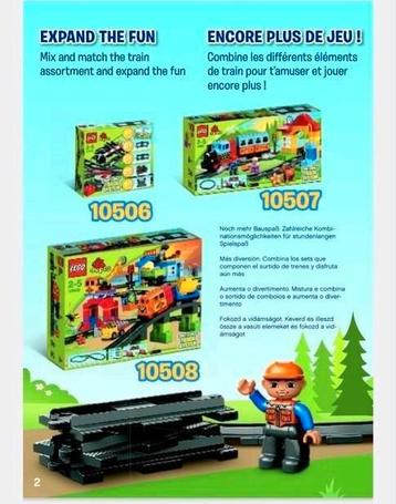 Lego Duplo treinsets 10506 + 10507 + 10508 + extra banen beschikbaar voor biedingen