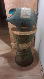 Spaarpot blik + blik, Verzamelen, Spaarpotten, Ophalen of Verzenden, Gebruikt, Metaal of Blik, Overige thema's