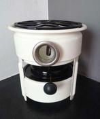 Antiek emaille petroleumstel oliestel kleur crème, Ophalen of Verzenden