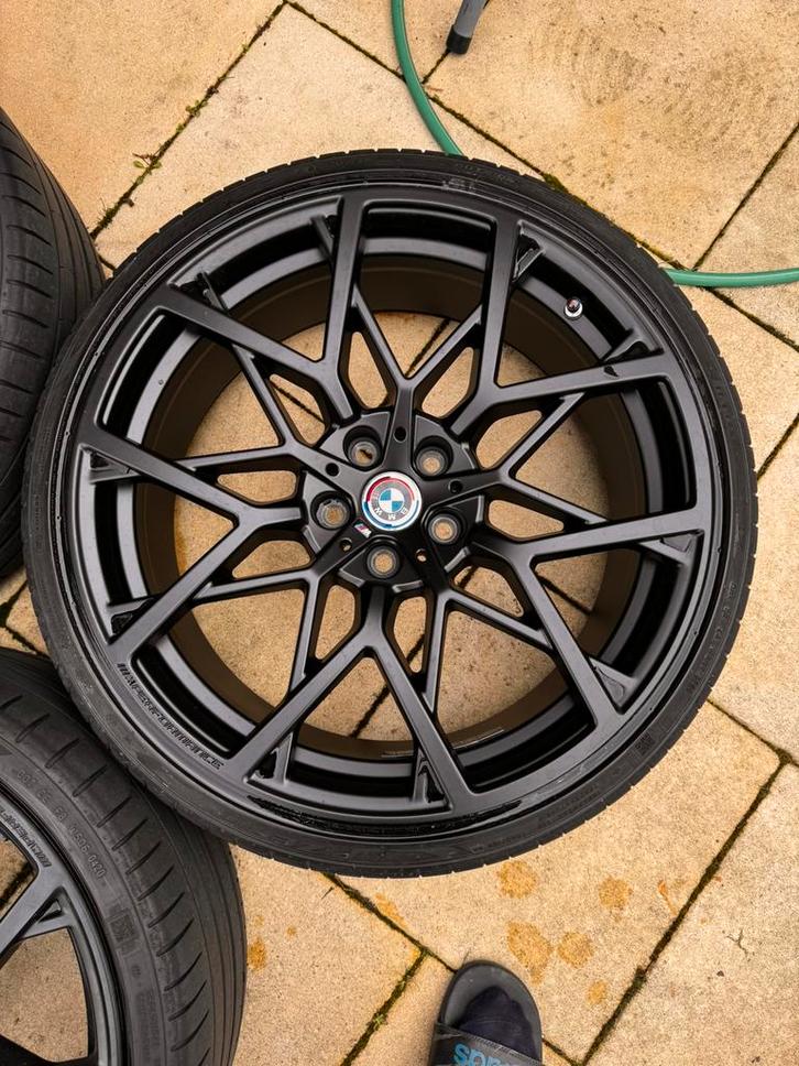 Bmw 795m zwarte velgen, Auto-onderdelen, Banden en Velgen, Banden en Velgen, Zomerbanden, 20 inch, 255 mm, Personenwagen, Gebruikt