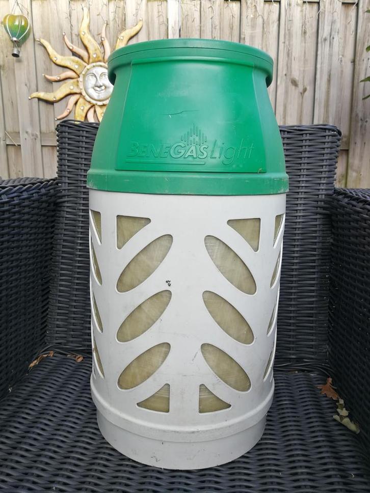 Benegas Light Gasfles, Caravans en Kamperen, Kampeeraccessoires, Gebruikt, Ophalen