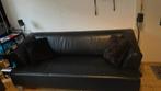 Rolf Benz 2300 2.5 Seater Sofa Black Leather Design, Huis en Inrichting, Banken | Bankstellen, 150 tot 200 cm, Rechte bank, Zo goed als nieuw