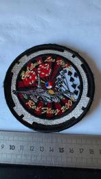 Patch klu 2009 Red Flag f-16, Verzamelen, Ophalen, Luchtmacht, Nederland, Embleem of Badge