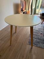 Wit ronde tafel, Huis en Inrichting, Ophalen, 50 tot 100 cm, Rond, Scandinavian