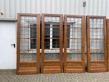 Unieke deuren Arts & Crafts met glas in lood beschikbaar voor biedingen