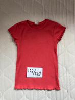 Zgan roze / roos shirt hema meisje 122-128 zgan zomer, Ophalen of Verzenden, Zo goed als nieuw, Meisje, Shirt of Longsleeve