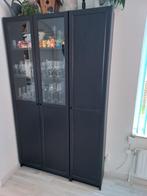 Servies kast / Boeken kast - IKEA BILLY / OXBERG, Met deur(en), 25 tot 50 cm, 100 tot 150 cm, Glas