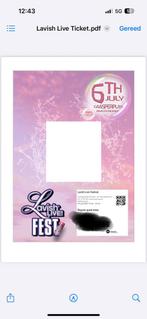 Lavish Live Festival Ticket, Eén persoon