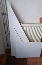 Reststukken Agnes plafondplaten Wit Stuc, Doe-het-zelf en Verbouw, Platen en Panelen, Ophalen, Zo goed als nieuw, Overige materialen