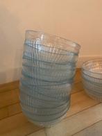 Mooie glazen Schalen - Grote Partij, 19 stuks, Gebruikt, Schaal, Rond, Ophalen of Verzenden