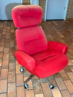Vintage wendbare rode bioscoopstoel omgebouwd.369, Ophalen, Gebruikt, Vintage, 75 tot 100 cm