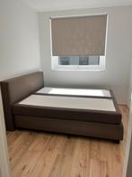 Karlsson boxspring 160x200 bruin, Ophalen, Bruin, Tweepersoons, Zo goed als nieuw