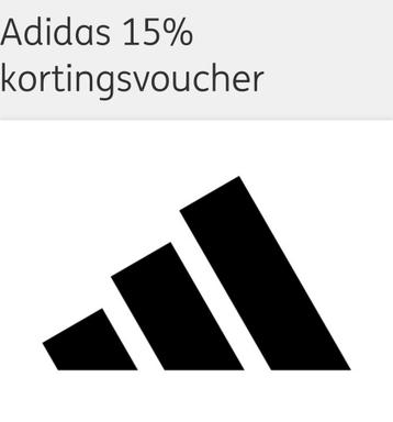 15% korting adidas beschikbaar voor biedingen