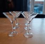 Set van 6 toffe cocktail/martini glazen, Ophalen of Verzenden, Zo goed als nieuw, Overige typen