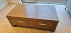 Salontafel | 4 laden softclose | eikenhout | 130x70x45, Huis en Inrichting, Tafels | Salontafels, Ophalen, 100 tot 150 cm, Eikenhout